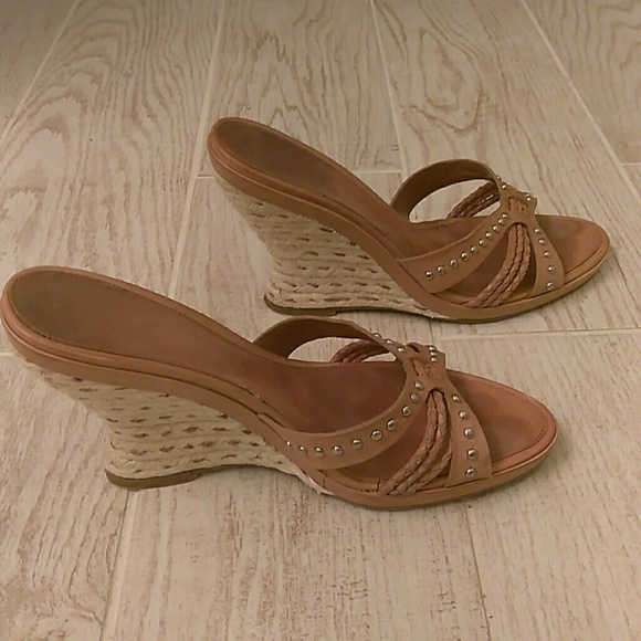 Enzo Angiolini Studded Wedges - Picture 3 of 7